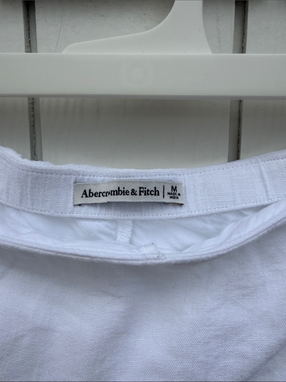 Abercrombie & Fitch White Linen Mini Skort - Picture 3 of 6